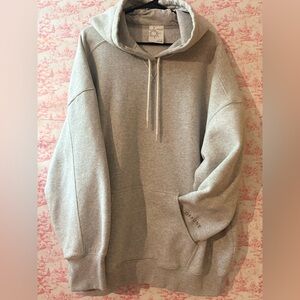 Aerie cloud fleece oversized Gray Hoodie Sweatshirt